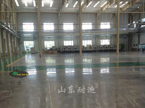 國(guó)華家具廠(chǎng)環(huán)氧地坪+混凝土固化劑
